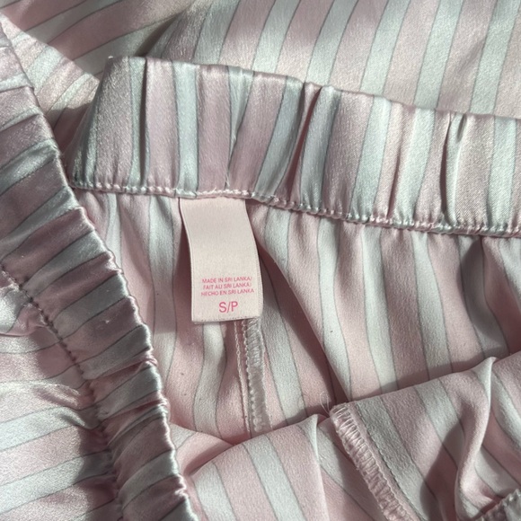 Victoria’s secret Pink and White Striped Pajama Set - Picture 3 of 5